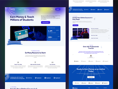 Lms Landing Page Designs Themes Templates And Downloadable Graphic Elements On Dribbble Lms Landing Page Designs Themes Templates And Downloadable Graphic Elements On Dribbble