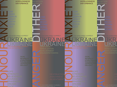 'Stop the War in Ukraine' Project design graphic design poster print social typography vector