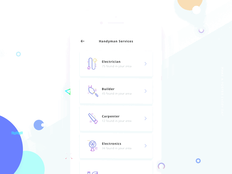 Protoype Mobile App Design ui