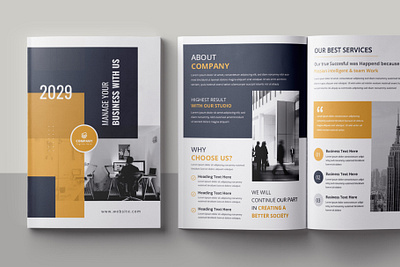 Bi-Fold Business Brochure digital marketing