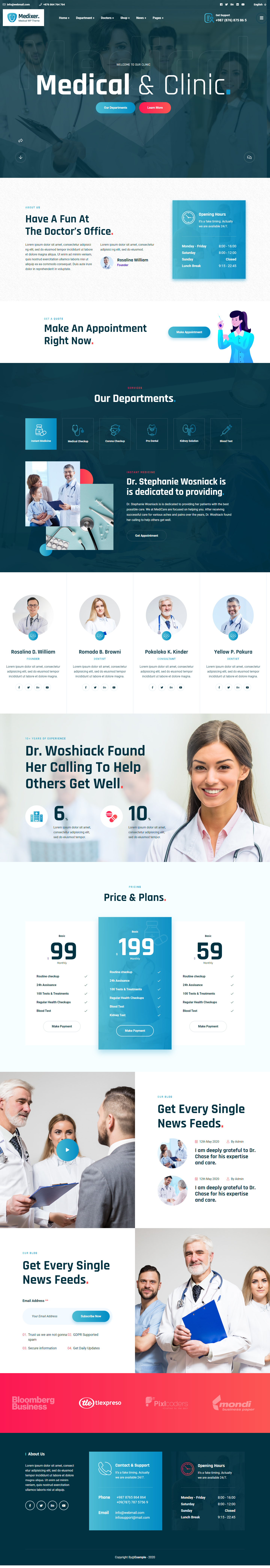Medical Health UI Design ui