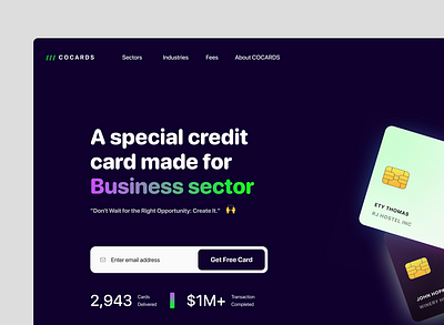 SAAS hero ⚙️ app business design hero landing page product products saas sector sectors software web webdesign