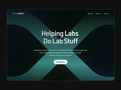 Fluid Innovation in Web Design Homepage Concept graphic design landing page science ui ux uxdesign web design webdesign website website design