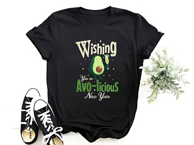 Avocado T-shirt design 2024 avocado avocado design avocado girl t shirt avocado lover avocado new year avocado quote avocado t shirt graphic design new year powered by avocado t shirt vector t shirt