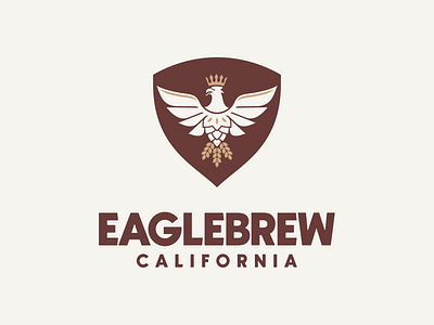 Eaglebrew - Craft Brewery Logo brewery crest