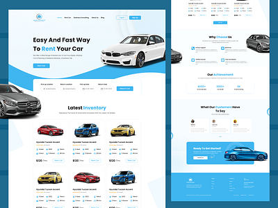 Car Rental Website UI car rent car rental car renting design landing page landing page ui rental website renting renting website uber ui user interface