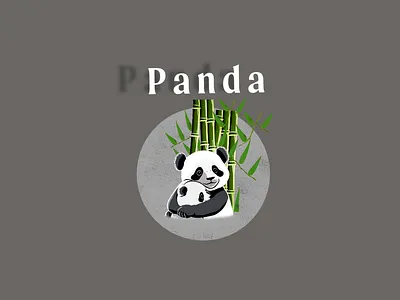 Panda logo brand brand identity brand voice branding design graphic design illustration logo minimalism panda panda design panda logo ui vector