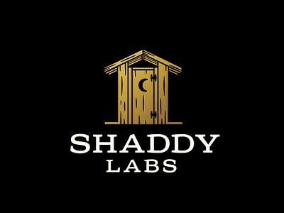 Shaddy Labs creative graphic design logo luxury minimal out house