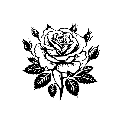 Rose SVG design floral flower flowers graphic design illsustration png png files rose roses svg svg files