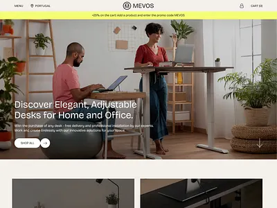 eCommerce: Design Website 3d accessories branding customizer design desks development e commerce homepage logo minimal shop store tables ui ux website