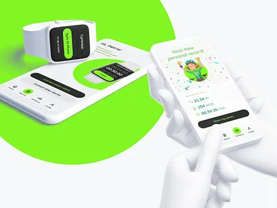 CycleApp - track results with your smart devices ai cycling design fitness mobileapp ui