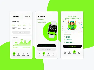 CycleApp – Track results using your smart devices ai application cycling design fitness illustration mobileapp sport tracking ui uxui