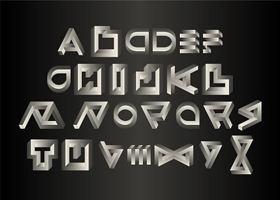 Escher typography creative design designer escher graphic design illustrator type typo typographic typography vector vector art