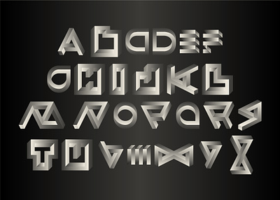 Escher typography design escher graphic design illustrator type typo typographic typography