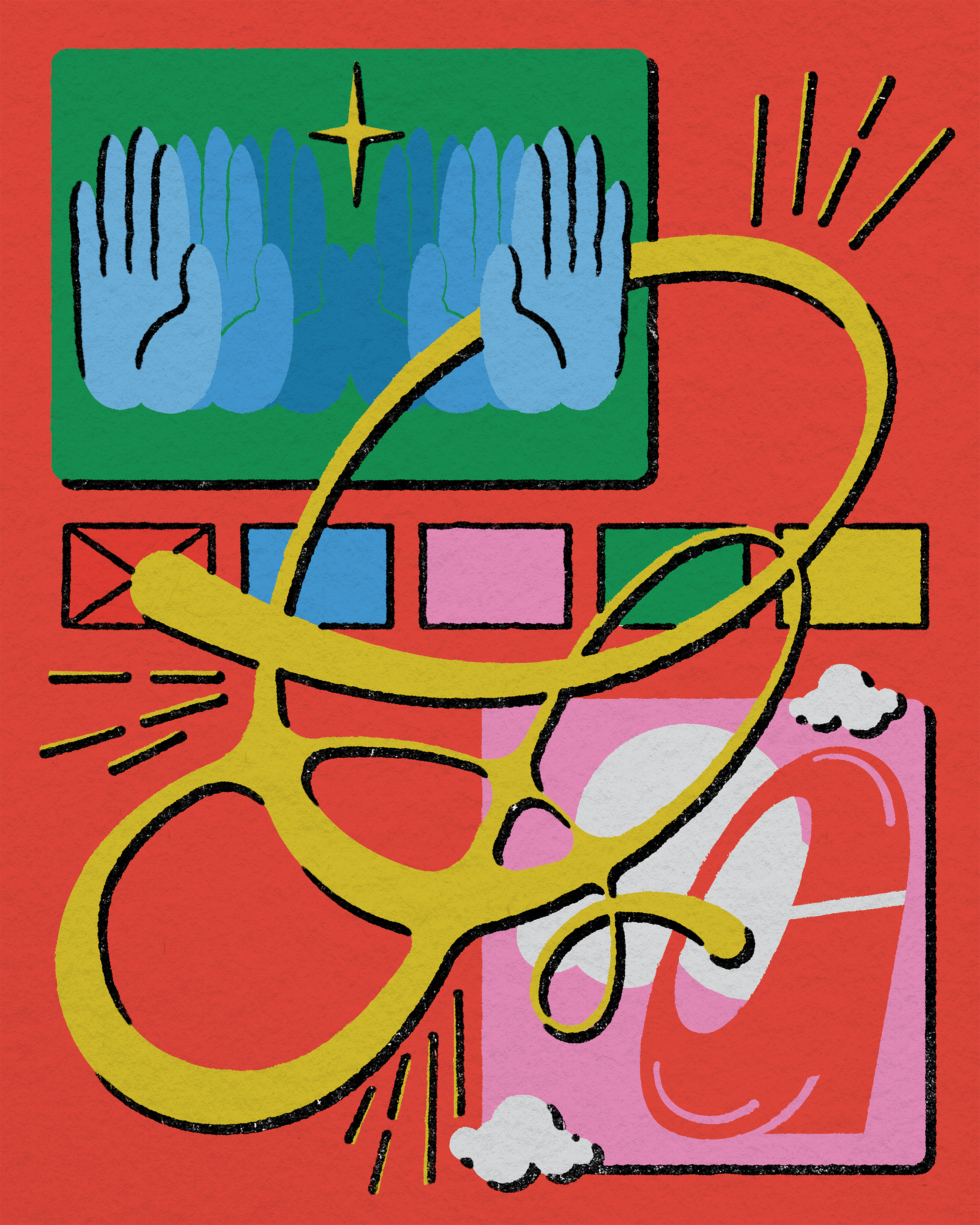 Gg Vibes ✨ 2d art adobe album art art design digital art editorial art graphic design illustration poster