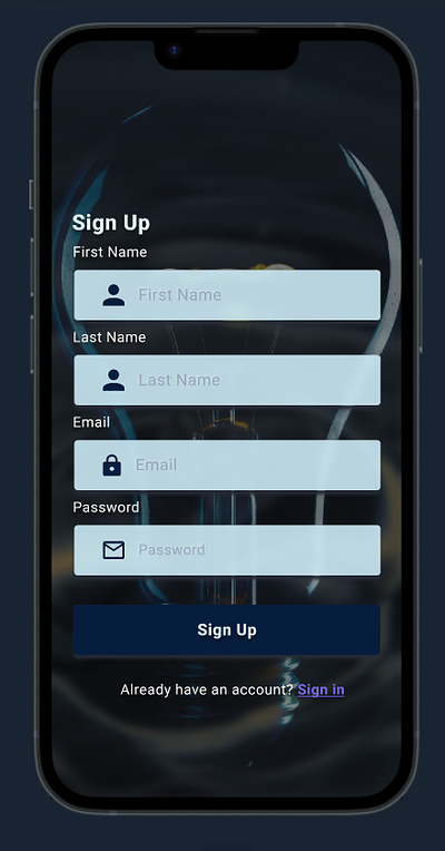 Daily UI #001 Sign Up design log in sign up ui