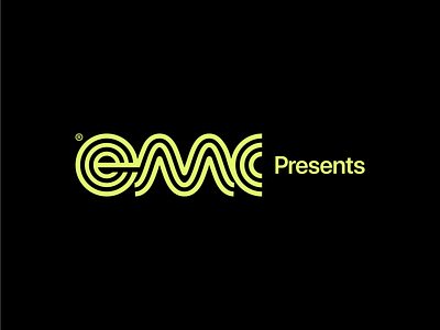 EMC Presents Visual Identity branding entertainment brand live events logo logo designer logomark music typography