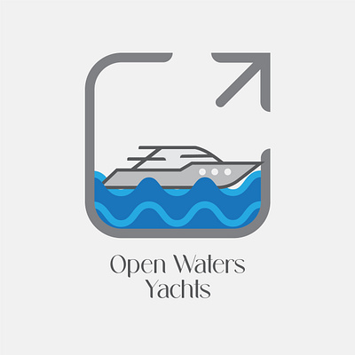 Logo Design - Open Waters Yachts graphic design logo