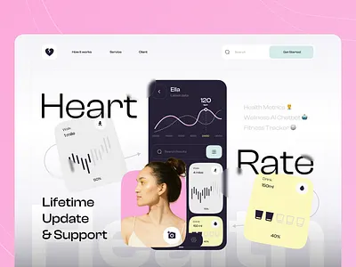 Fitness service - Web design fitness fitness service health healthcare medical web web design website website deisign