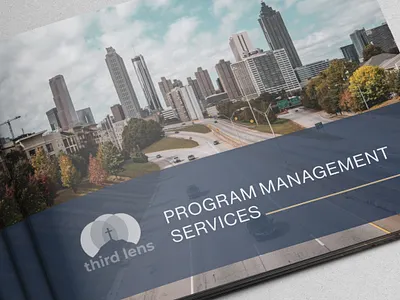 Third Lens Program Services Brochure brochure design graphic design