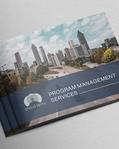 Third Lens Program Services Brochure brochure design graphic design