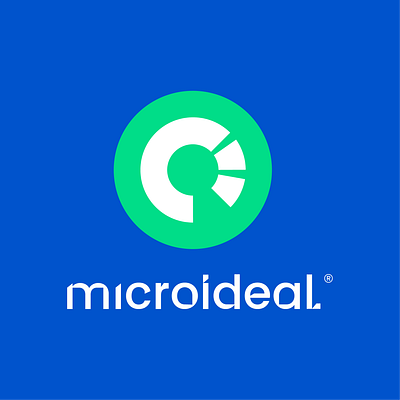 Microideal branding graphic design logo