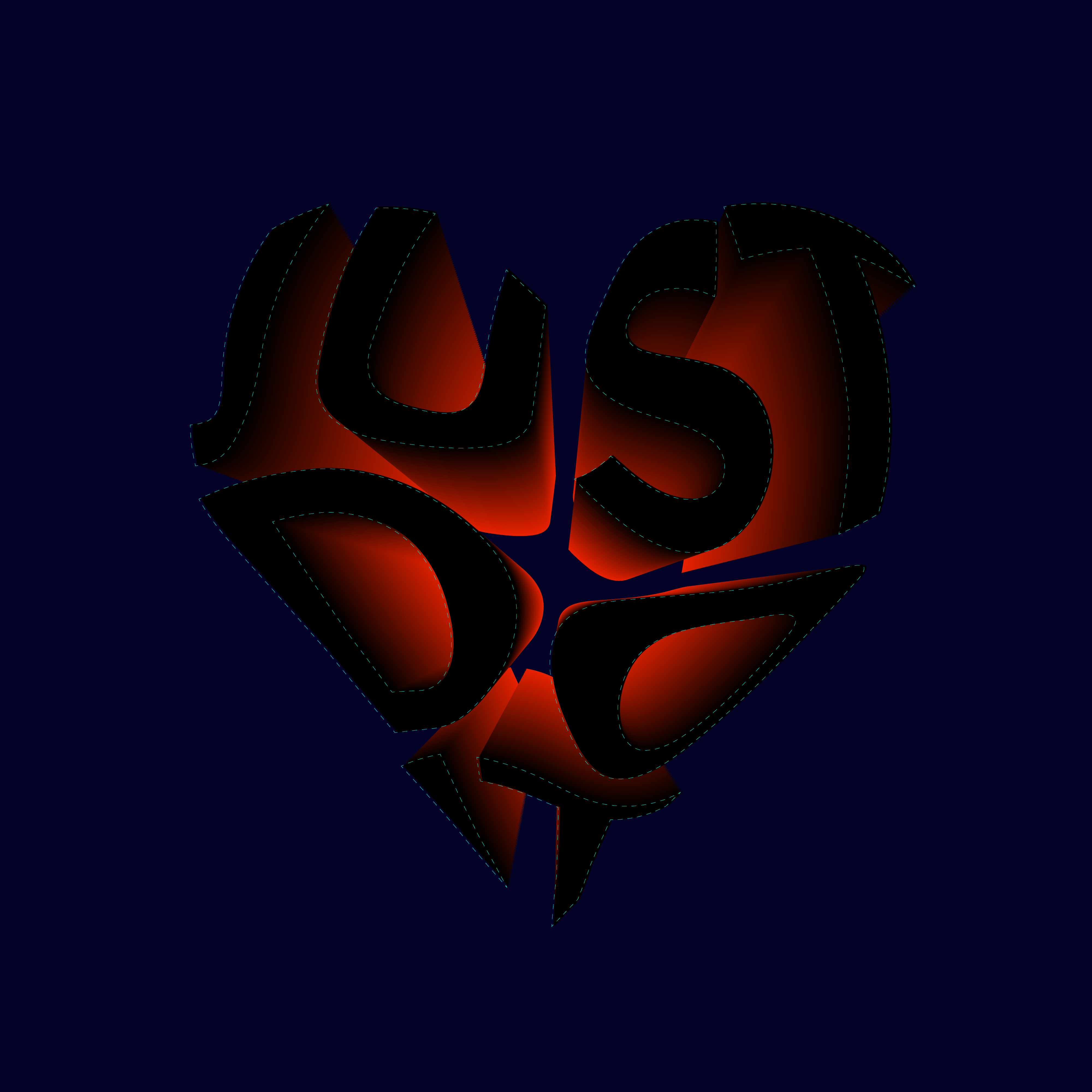 Typography 3D Art 3d art 3d typography art design graphic design typography 3d typography art
