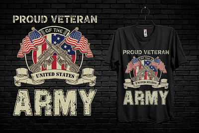 Veteran T-shirt Design army best design custom custom t shirt design design graphic design illustration military t shirt t shirt design usa veteran veteran t shirt design