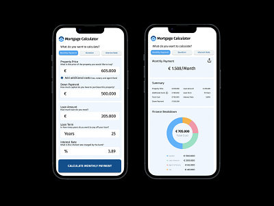 Daily UI 4 calculator design ui