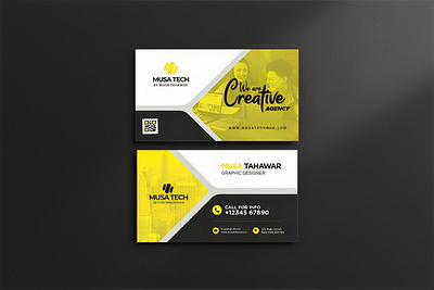 Agency Visiting Card branding design graphic design logo vector