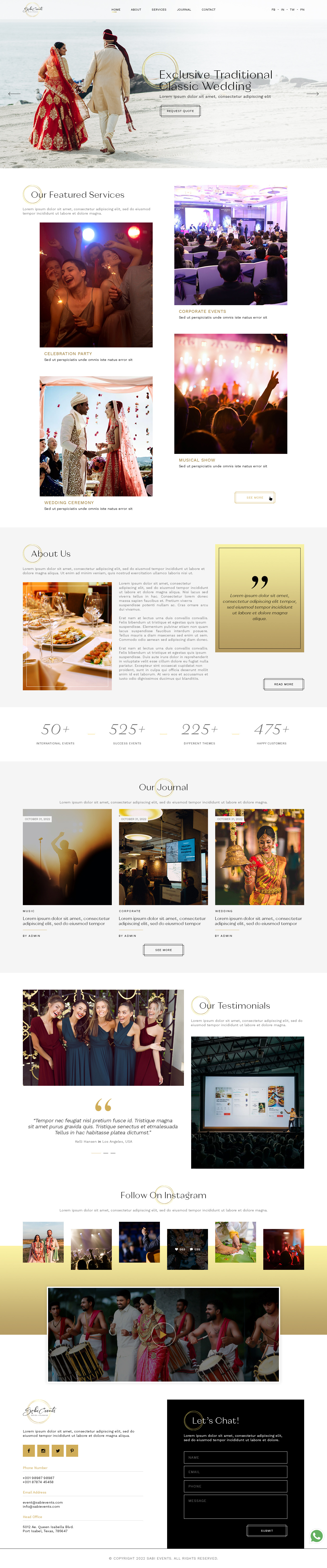 Wedding Planner HOME banner ads branding creative website design design graphic design illustration mockup motion graphics social media design thekishanmodi ui ui design ux website