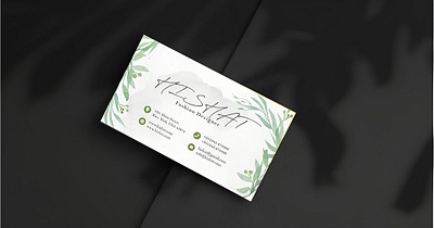 Fashion Design visiting card branding design graphic design vector