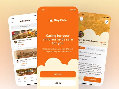 Daycare Finder: Case Study casestudy figma ui