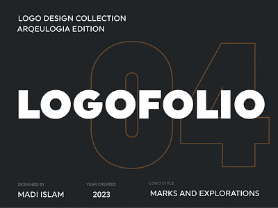 LOGOFOLIO 04 (arquelogia edition) adobe brandidentity branding design graphic design logo logo design logofolio
