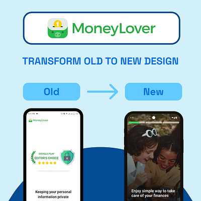 Money Lover UI Redesign: A Sleeker, More Intuitive Experience financetips financetracker financialliteracy prototyping uiux visualdesign