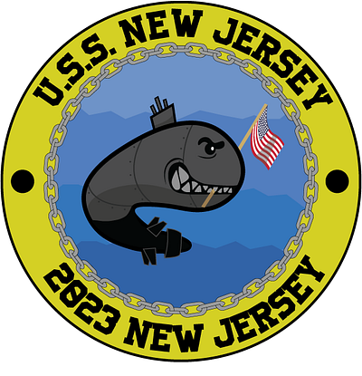 N.S.S New Jersey Challenge Coin coin graphic design