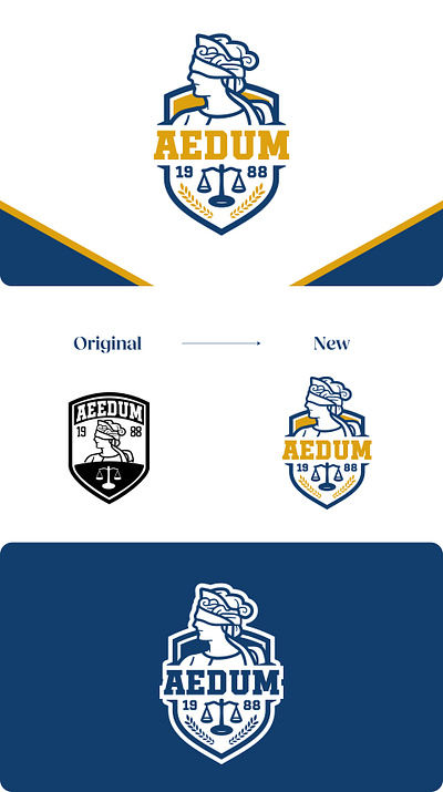 Logo redesign AEEDUM UMoncton graphic design logo logodesign redesign