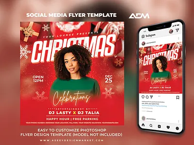 Christmas Celebration Flyer Template branding christmas christmas flyer design festiveflyer flyer flyerdesign flyertemplate freelancedesigner graphic design graphicdesigner illustration nairobi nightclubflyer posterdesign postertemplate sociammediaflyer ui xmas flyer xmasflyer