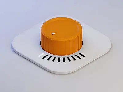 Knob 3d animation blender ui