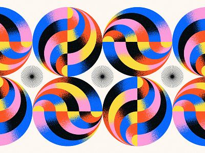 Shape Studies: 051 abstract bauhaus blue flat geometric geometry gestalt illustration midcentury minimal modernist negative space pattern primary colors rectangle red shapes simple texture vector