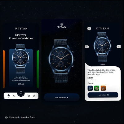 Premium Watch App app premium ui watch