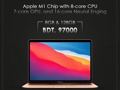 Mac Book Air Social Media Banner Design fiverr top rated seller