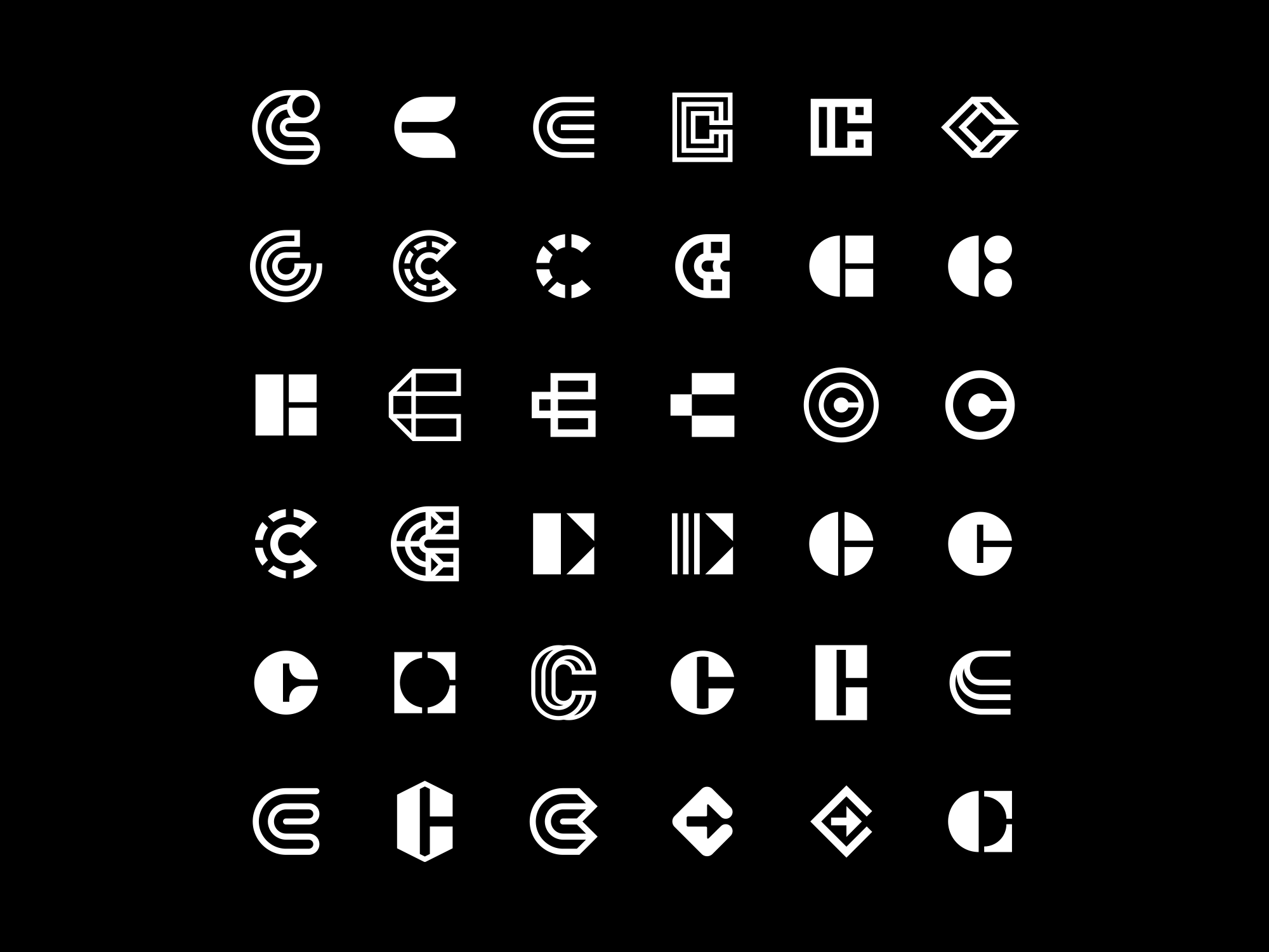 C logo concepts by aninndesign on Dribbble