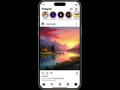 #010 Social Share 010 animation daily ui design i phone 15 ig illustration instagram send button social share button ui ux