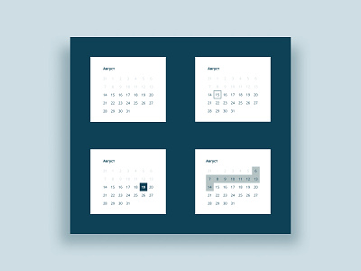 Calendar concept design ui ux web web design