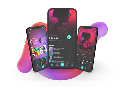 Music App UI Design for Harmony wave app design interface musicplayer product design ui uiuxdesign