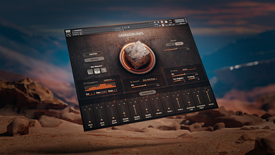 Have Audio - OMNIDRUMS Promo 3d artwork audio gui music promo ui