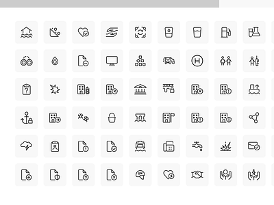 Illustrative Icons branding iconography icons