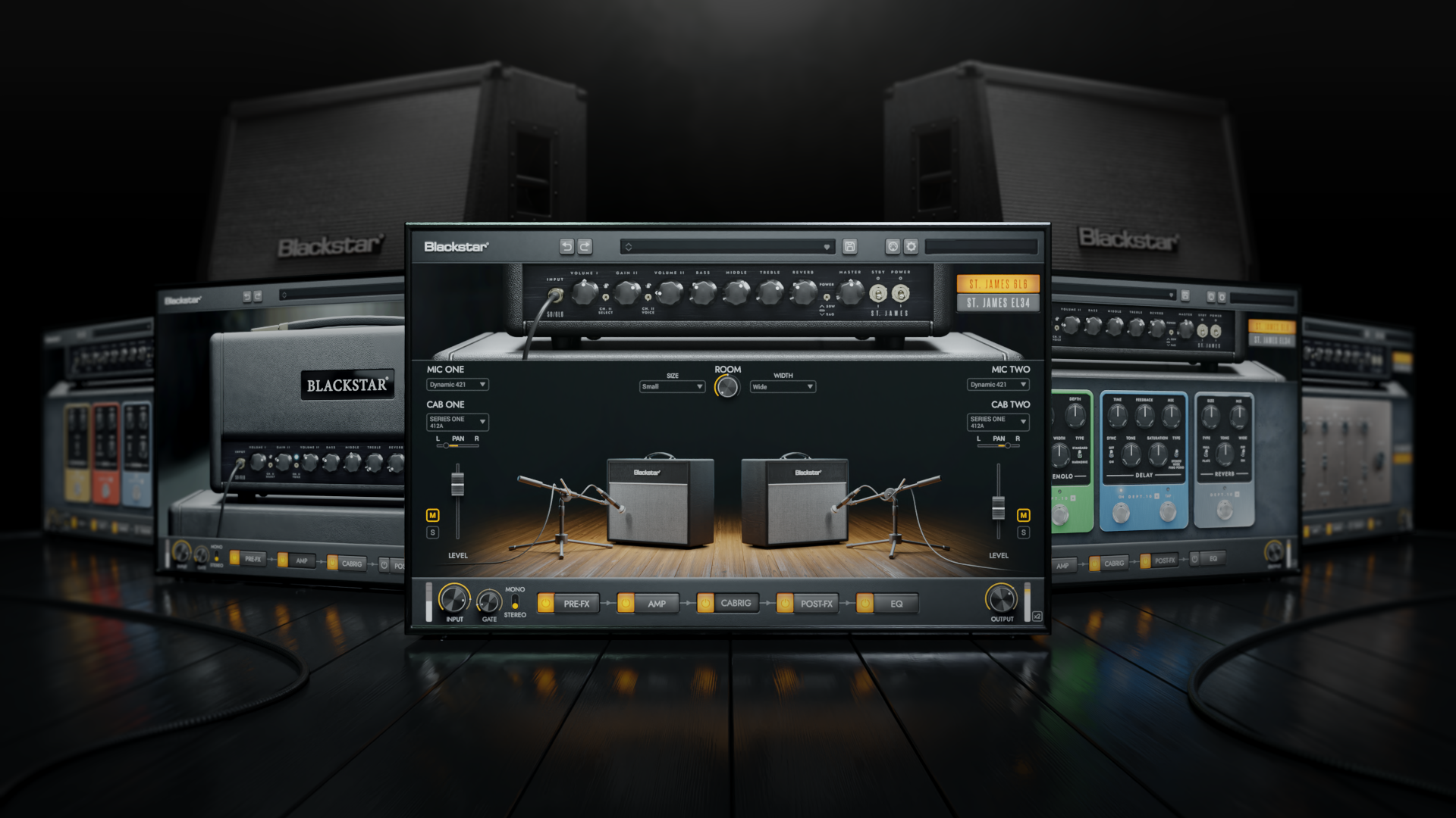 Blackstar - St. James 3d audio audioplugin design gui plugin ui