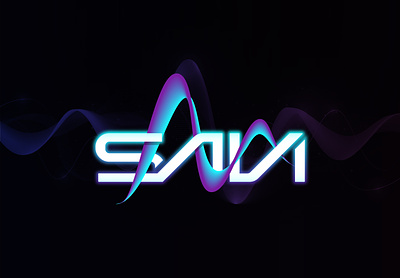 Audio Sound Logo audio colorful design dj graphic design logo mixing neon sound soundwave typography vector wave
